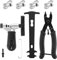 Kettennieter Fahrrad Set，Fahrradkette Werkzeug mit Kettenschloss Zange und 4 Paar Fahrradketten Nieten，für 6-11 Gang Kette Kettenzange Fahrradkette Reparatur Set，Ideal für Rennräder, Mountainbikes