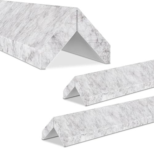 Aeco Sound® - 3 x Kantenschutz, selbstklebend - 3 Stück, Winkelprofile je 30 cm, PET Filz - für Baby-Betten, Möbel, HomeOffice - Elegant & Sicher (Grau)