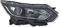 EDA PREMIUM auto Scheinwerfer Rechts 26010HV00A passend für NISSAN QASHQAI J11 2017-2021, ohne Motor, elektrisch, H11, H9, WY21W, ECE, mit Tagfahrlicht (LED)