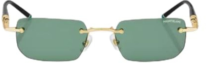 Montblanc MB0348S Sunglass Man Metallbrille, Herren, mehrfarbig, Einheitsgröße