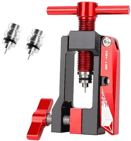 Bicycle Hydraulic Hose Fitting Insertion Tool, Oil Brake Needle Driver Installation, Bicycle Internal Wiring Tools Hydraulic Hose Cutter For Bicycle Olive Banjo Fitting Insert Install Head Press