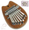 QmjdDymx Kalimba 8 Key Cat -Form Kalimba Daumen Klavier Handheld Finger Piano mit Lanyard & metallketten tragbarem Daumen Klavier für Kinder, Erwachsene, Anfänger, Kalimba Daumen Klavier Keyboards