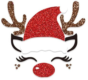 Decorazione natalizia per interni, con scritta in lingua tedesca Frozen, albero di Natale, fiocco di neve, decorazione natalizia (A, taglia unica)