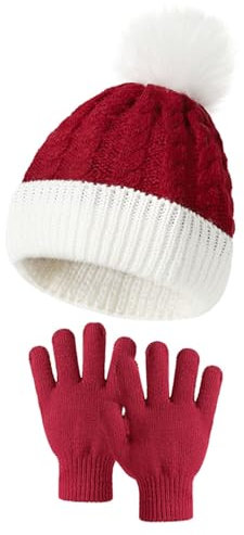 Qixiu Set mütze schal Damen,deckenschal,schal salbeigrün Damen,tücher Damen,schals mit ärmeln,schal und mütze Damen Set Winter,Frauen schal Winter,mütze mit schal Damen,schals und tücher,Warmer