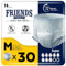 30 x Friends Unisex Incontinence Pants Super Medium (25-48 inches)
