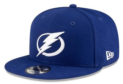New Era Tampa Bay Lightning NHL Injection Blau Verstellbare 9Fifty Snapback Cap - One-Size