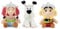 BARRADO - Plush Asterix, Obelix, Ideáfix - Pack 3 Models - 16002820