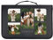 Wanapix | Set per Barbecue Personalizzato | Include 6 Accessori (2 coltelli, Affilatore, Trinciatrice, Pinzette, Tavola) | Custodia Personalizzata con Foto e Testo | Family