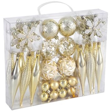 Weihnachtsdekor-Kugeln, spezielle Form, galvanisiert, Weihnachtsbaumbehang, Ornamente, Weihnachtsschmuck 2024