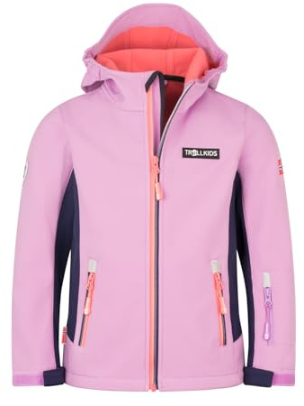 Trollkids Girls Oslofjord Jacket 164, Light Violet