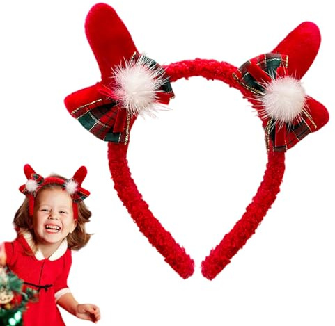 Generisch Hirschgeweih Stirnband - Niedlicher Realistischer Kostüm Kopfschmuck - Kinderkostüm Hirschgeweih Stirnband,Für Winter Fotos Feier Party Parade Karneval Täglich