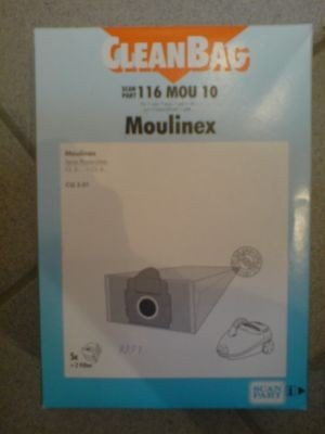 Cleanbag Staubsaugerbeutel 116MOU10 für Moulinex