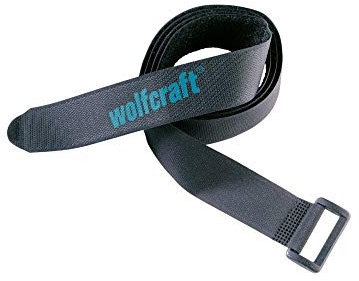 wolfcraft Klett-Kabelbinder conexio 3 x120 cm I 3009000 I 2 praktische Klettbänder fürs schnelle Fixieren, Bündeln und Halten