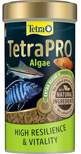 Tetra Pro Algae Multi-Crisps - Premium fish food with algae concentrate for increased strength, 250ml