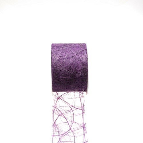 Sizoweb Tischband aubergine 7,9 cm Rolle 50 Meter 64 023-R