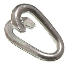 Chain Fence Repair Link 6Mm 1/4 Inch Weatherproof Bzp Zinc Plated