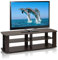 FURINNO TV Entertainment Center, 11191DBR, Dark Brown, one size, 109.98 (W) x 34.04 (H) x 33.27 (D) cm