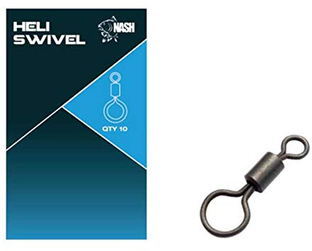 Nash Helicopter Swivel T8084 Wirbel Swivels Angelwirbel Karpfenwirbel