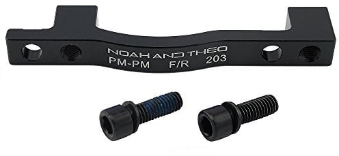 6061 Postmount-Scheibenbremsen-Adapter für das Hinterrad, 203 mm, Aluminiumlegierung, Adapter zur Nutzung einer Postmount-Bremse an einer IS2000-Aufnahme, kompatibel mit allen Marken wie Shimano, Tektro, Hope, Magura, Promax, Avid, Hayes, Formula, Quad, etc.