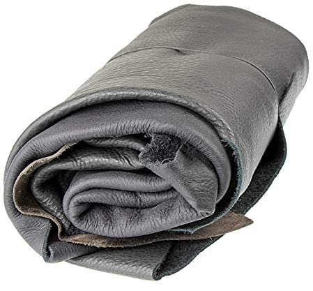 Lederreste grau 1kg - verschiedene Grautöne - Lederstücke alle Stücke mind. DIN A3 - echtes Leder zum nähen - handverlesene Lederstücke - Leder zum basteln