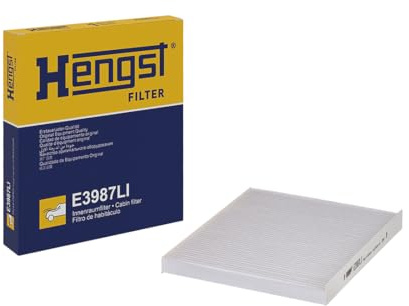 HENGST - Innenraumfilter E3987LI - Luftfilter für den Innenraum mit Pollenfilter - Filtert Staub & Pollen für Allergiker - Für saubere Luft im KFZ - Automotive Zubehör für Fahrzeuge