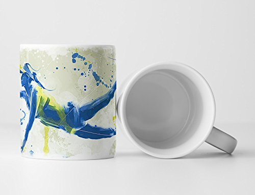 Beach Volleyball Tasse als Geschenk, Design Sinus Art