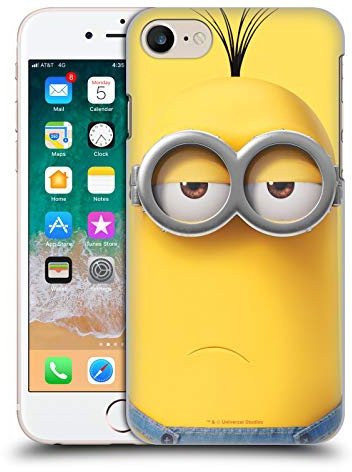 Head Case Designs Offizielle Despicable Me Kevin Minions Volles Gesicht Harte Rueckseiten Handyhülle Hülle Huelle kompatibel mit Apple iPhone 7/8 / SE 2020 & 2022