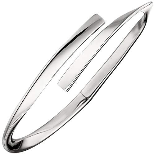 Jobo Damen-Armsreif offen aus 925 Sterling Silber Offen oval 19 cm