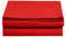 Elegant Comfort 1-teiliges Bettlaken in Premium-Hotelqualität, luxuriös und weich, 1500 Premium-Mikrofaser-Bettwäsche, knitterfrei, schmutzabweisend, King, Rot