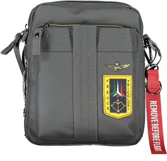 Borsello Tozzo Medio Frecce | Aeronautica Militare | AM341-Antracite