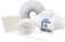 Blauberg UK Complete Kit in White Colour- High Power Shower Extractor Fan Kit with Timer for Bathroom, En-Suite, Wet Room, Utility Rooms, Workshop, Office, Warehouse, Shop Damp Mould Control