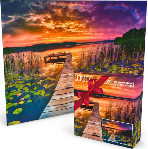 1000 Teile Puzzle für Erwachsene und Familien – 50,8 x 76,2 cm HDQualität LandschaftsFotopuzzle I stabile 2 mm Puzzleteile, jedes Stück EIN Unikat I 8 PuzzleSparblätter & Poster in voller Größe