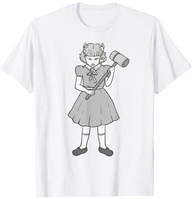 Hammer Girl - Clementine - Punk Goth Horror Fan T-Shirt