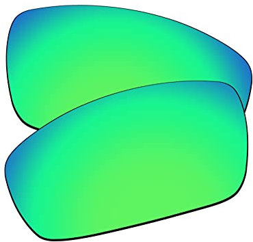 EZReplace Ersatzgläser für Oakley Spike Sonnenbrillen, Brillen Ersatzteile (polarisierte Gläser), grün - spring green, Einheitsgröße