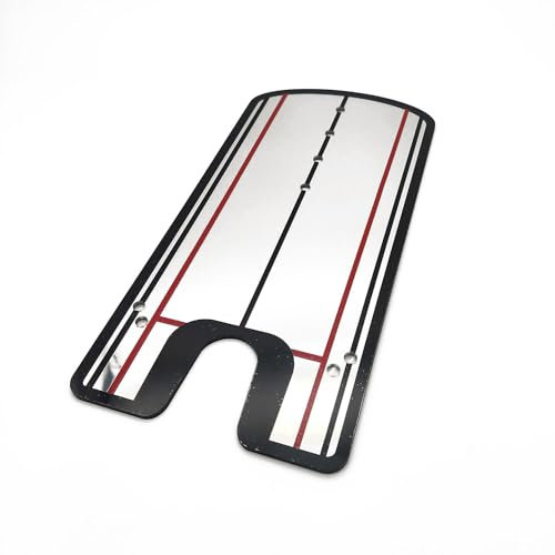 HH-GOLF Golf Putting Ausrichtungsspiegel, tragbarer Putting-Übungstrainer, verbessern Sie Ihre Putting-Setup, 14,5 cm x 31 cm
