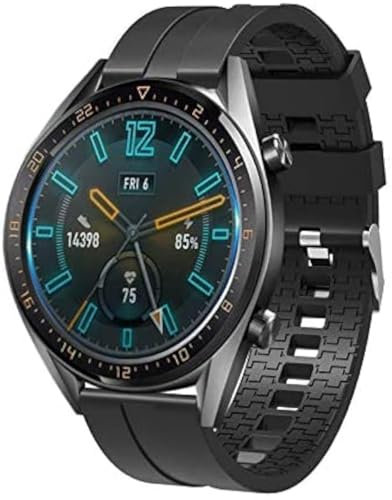 Fleshy Leaf Bracelet de montre compatible avec Honor Magic Watch 2 46 mm / Huawei GT/GT 2 3 46 mm / GT 2e / GT 2 Pro/GT Active Sport Bracelet de 22 mm à dégagement rapide en silicone souple, Silicone