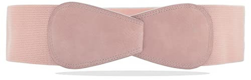 Van Der Rich ® - Obi Gürtel Elastisch Dehnbar Breite 7 cm - Damen (Rosa, One Size)