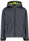 CMP - Melange-Softshelljacke für Kinder mit fester Kapuze, Titan Mel., 140