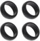 CLISPEED 4 Stück Sportring Sportlicher Fingerring Fitness Accessories Weichere Silikonringe Herren Ringe Daumen-Spica-schiene Gummi Ring Extruder Kieselgel Mann Maniküre