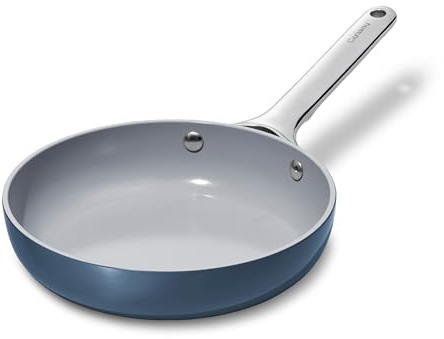 Caraway Mini-Bratpfanne aus Keramik, antihaftbeschichtet, ca. 1 l (1,05 qt), 20,3 cm, ungiftig, PTFE- und PFOA-frei, ofengeeignet und kompatibel mit allen Herdarten (Gas, Elektro und Induktion