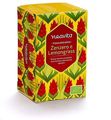 Neavita - Infusi e Tisane in filtro (Tisana, Zenzero e Lemongrass 15 filtri)
