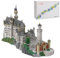 MERK Schloss Neuschwanstein Architektur Modell, MOC-123380 Modular Building Bausteine, 57602 klemmbausteine Kompatibel mit Lego