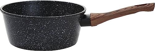 SSW Alu Stieltopf Crispy Natura Wood (20 cm/ 9 cm)