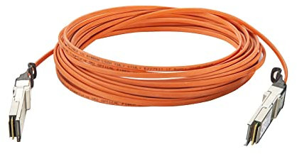 40G QSFP+ AOC Cable - 40GBASE Ethernet Active Optical Cable, QDR, MMF for Cisco QSFP-H40G-AOC2M, Supermicro CBL-QSFP+AOC-2M and Open Switch, 2-Meter