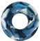 Majea Damen Loop Schal Schlauchschal Halstuch (880022) (blau 4)