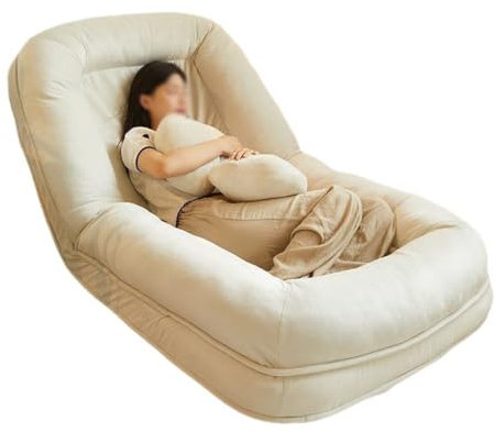WYJZALLL Human Dog Bed for People Adults, Giant Lazy Sofa, Large Human Dog Bed, Huge Napping Day Bed for You to Doze Off, Gigantic Futon with Fluffy Cotton