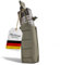 SHIELD Germany 1er Magazintasche für Airsoft Pistole - Ideal für Glock 17, P99, PPQ, M1911, HK45, USP Kurzwaffen Magazine - Airsoft Zubehör, Molle Pouch Plattenträger (Steingrau Oliv)