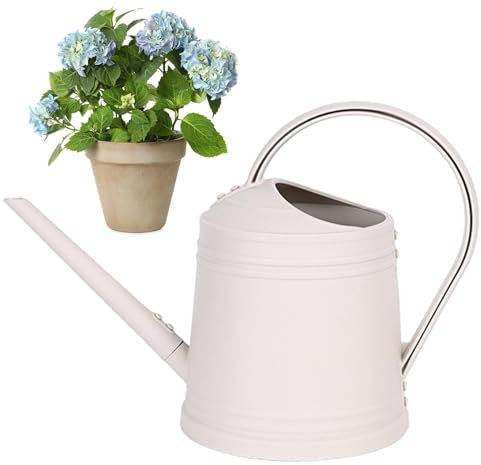 1.8 L Gießkanne Zimmerpflanzen Edelstahl Langer Auslauf Gießkanne komfortablem Holzgriff Gießkanne Indoor Pflanzen,Indoor Gießkanne für Pflanzen,Kleine Gießkannen