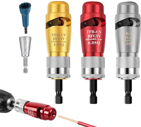 Pelacables para taladro,Herramienta para torcer cables para taladro,Pelacables multiusos para herramienta de pelado de cables de taladro | Herramienta de torsión de alambre ajustable, pelacables eléct