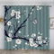 loyaltyer Verdunkelungsvorhang für Kinderzimmer Blume, Schmetterling Gardinen mit Ösen Blickdichter Vorhang für Kinderzimmer Schlafzimmer Wohnzimmer 2Er-Set Gardinen, 2x137x132 cm(HxB),